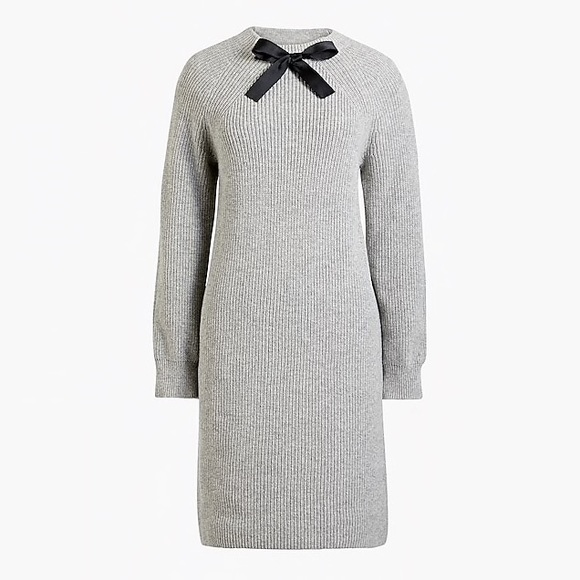 J. Crew Dresses & Skirts - SOLD 🔥J. CREW🔥 Cute Bow neck sweater dress